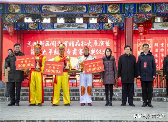 甘肃兰州新区社火表演图片,2019年兰州新区社火大比赛