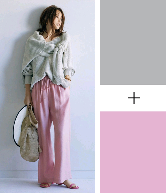 高级灰的穿搭春季,春天穿衣要讲究配色