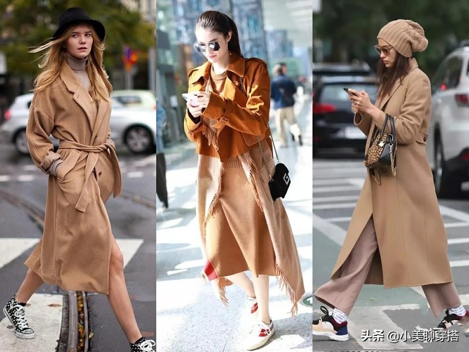让自己有气质穿衣打扮,欧美风双面呢大衣搭配
