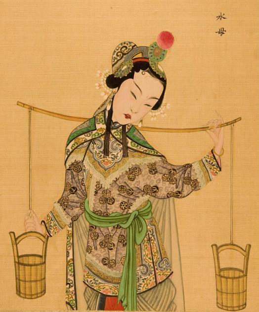 清朝宫廷工笔人物画,清代宫廷绘画人物大全