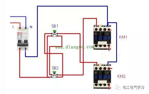 交流接触器1210与1810怎么接线,cjt1-10交流接触器实物接线图解