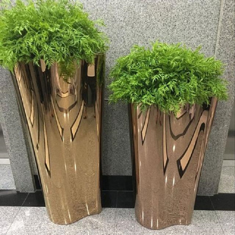 室内外多功能不锈钢花箱工厂,简约花箱铁艺花箱生产厂家