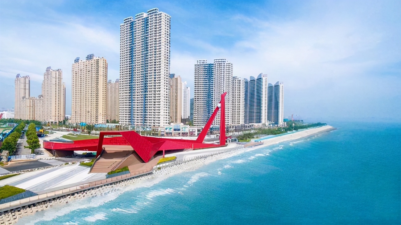 青岛最高住宅楼维多利亚湾55层,青岛维多利亚湾117平房子