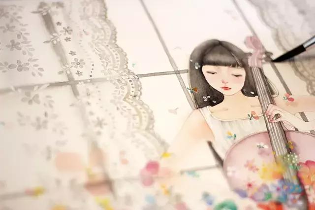 自己做ins插画卡片少女心 (少女心简单插画可爱小图案)