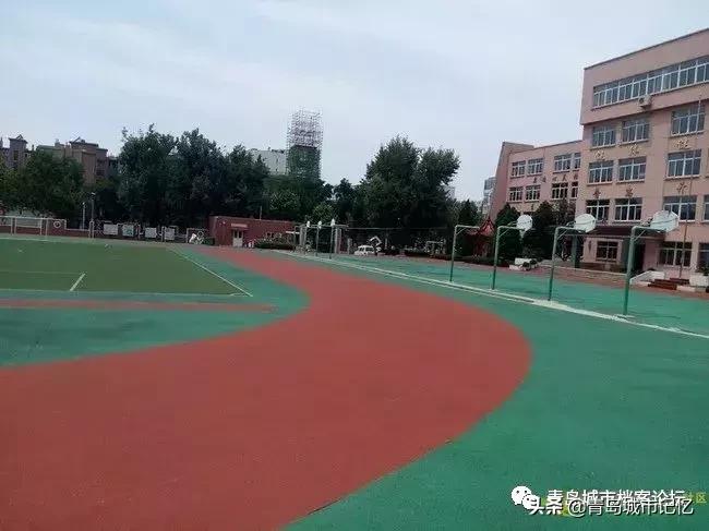 青岛四方小村庄老照片,青岛汉口路小学老照片