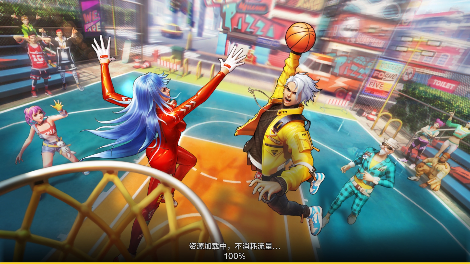 热血街篮手游试玩视频,热血街篮类手游