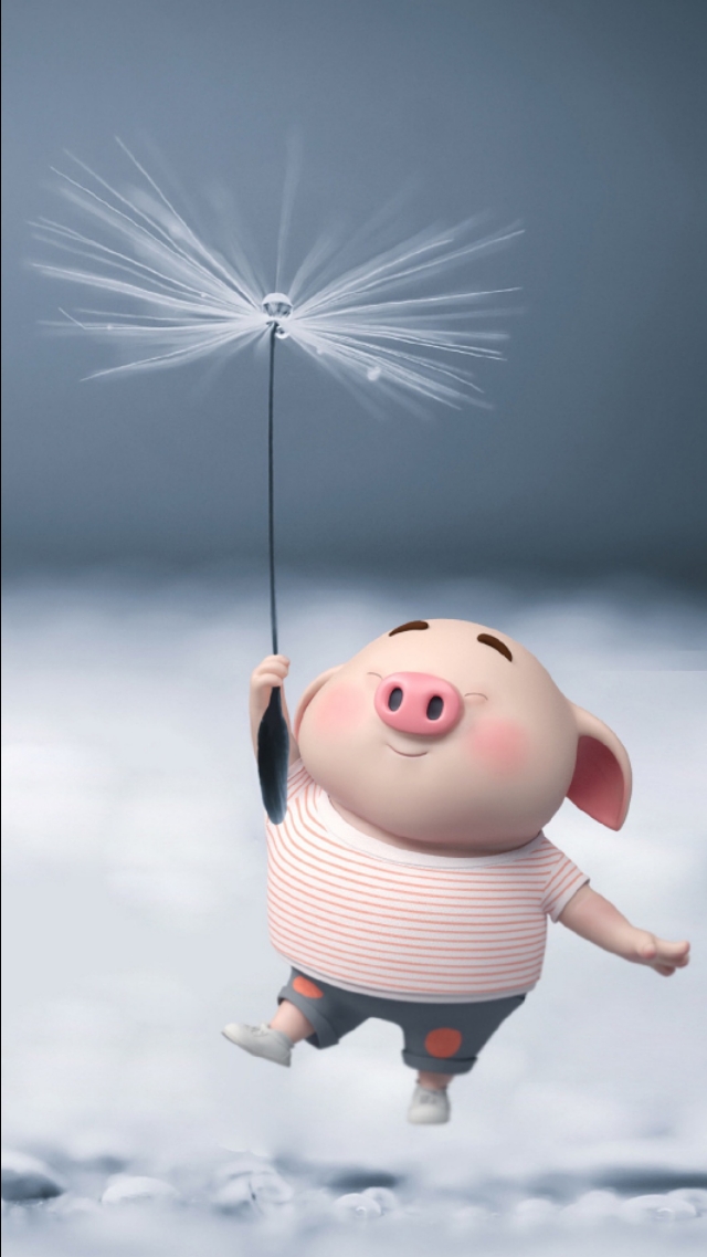 手机壁纸264期｜最近超火的小猪猪壁纸、高清手机壁纸