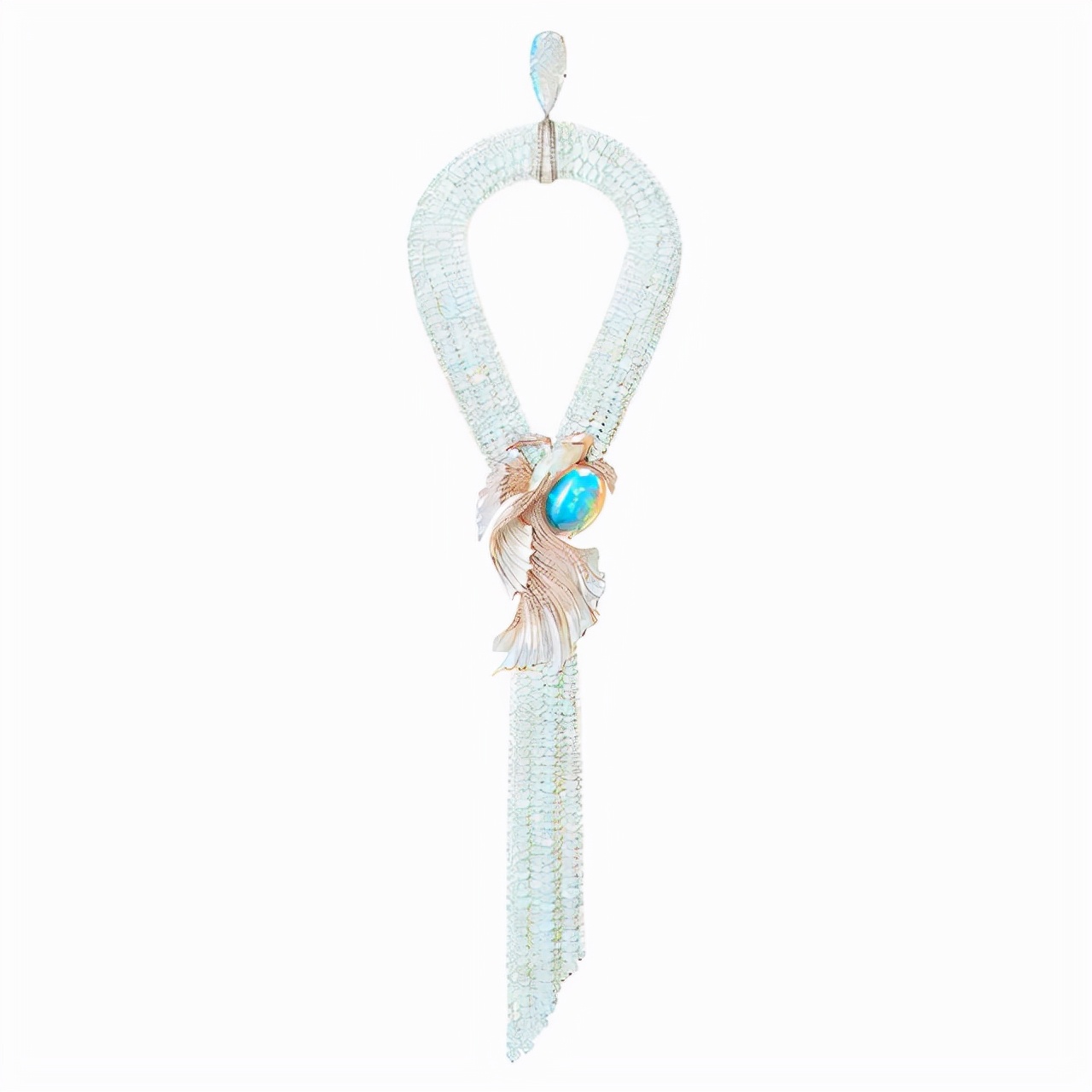 将鱼之美在首饰上完美演绎,宝诗龙仙气缭绕,国风首饰意境优美