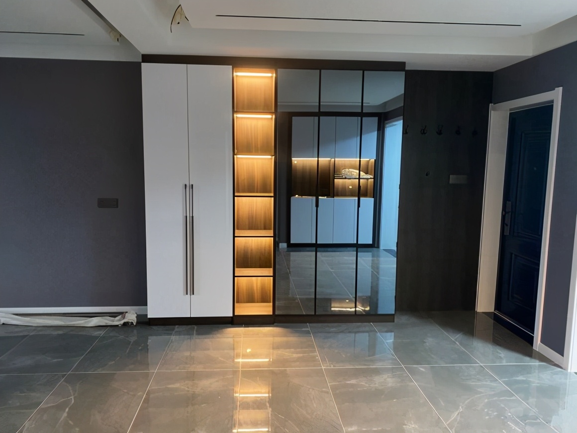 实木多层柜子多少钱一平方合适,历时三个月终于硬装全部完成