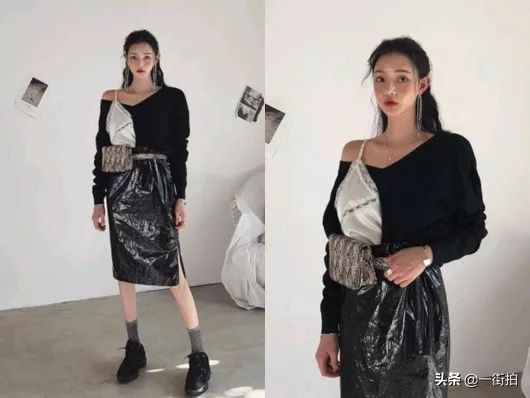 日系温柔风针织衫怎么搭配,日系优雅大方的针织衫穿搭