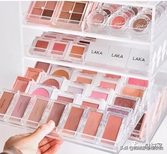 抽屉收纳化妆品整理技巧,洗手台上的化妆品怎么收纳的