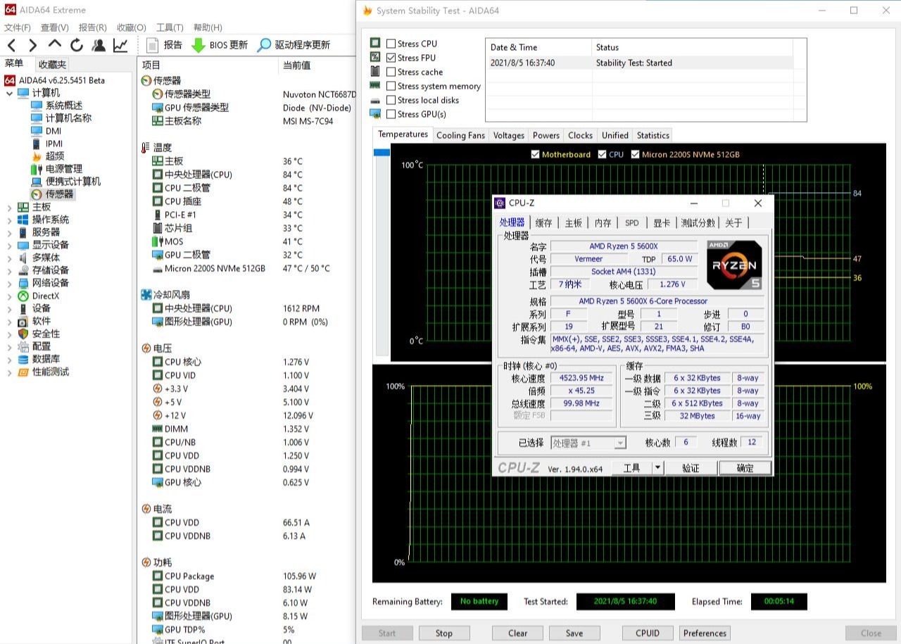 5600x搭配2080ti,5600x搭配1060显卡测试