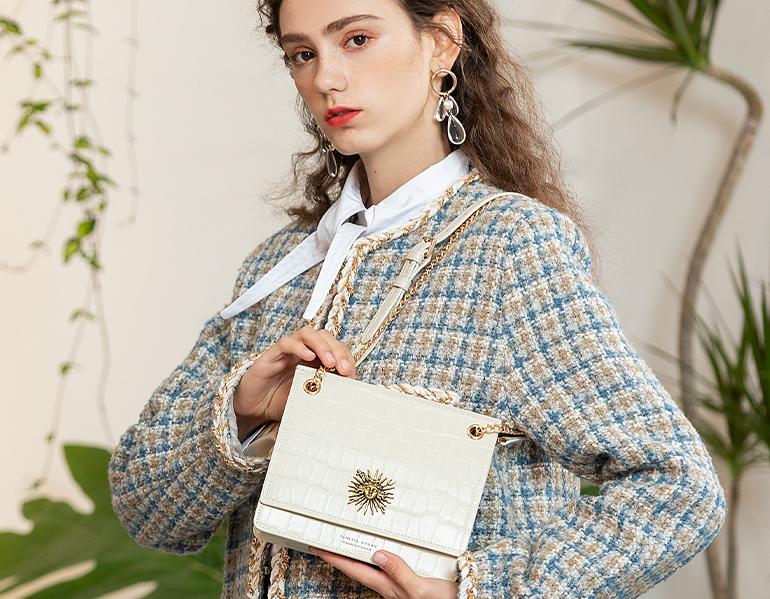 vh太阳神菱格单肩包测评,vh经典复古太阳神女包测评