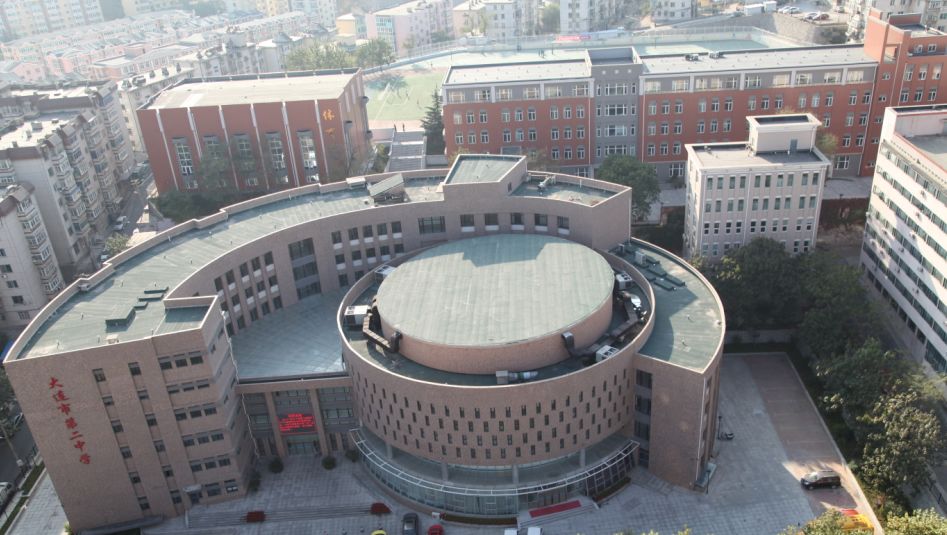 2019高中全景图,航拍二中青春