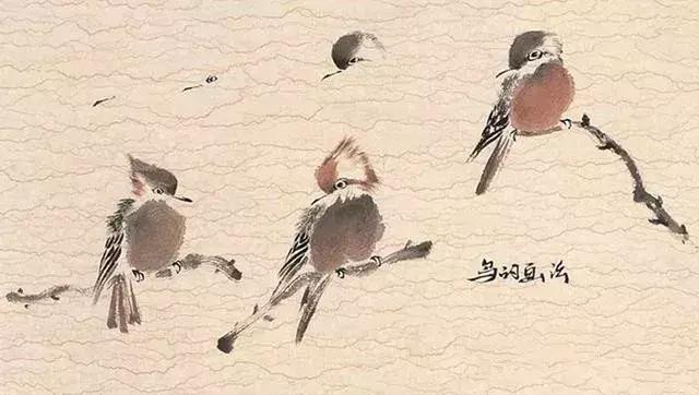 写意花鸟配景石的画法,干货写意花鸟类的画法