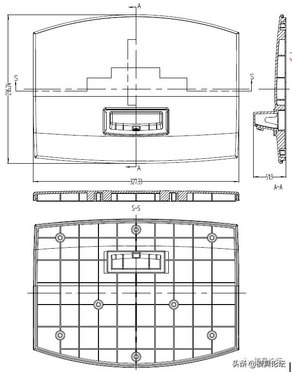 显示器塑胶模具外观处理工艺,显示器外壳模具制造