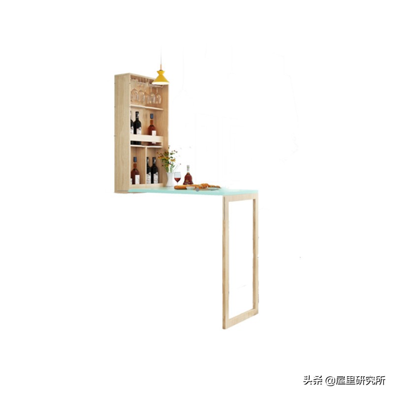 小户型折叠隐形餐桌,墙面餐桌折叠可伸缩小户型