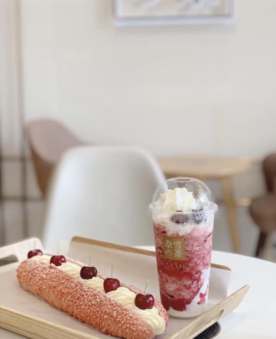 skp甜品,北京skp卖的抹茶味甜品