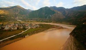 黄河最大支流渭河照片,中国黄河最大的河流