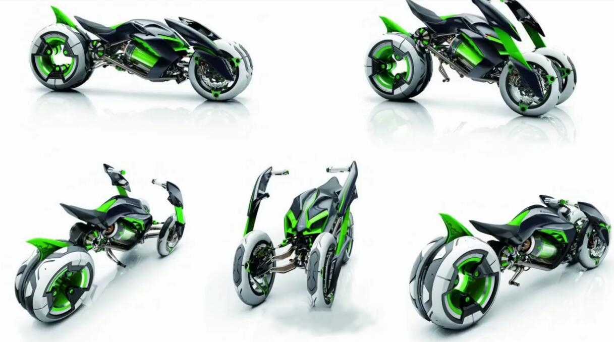 川崎j300最新款,川崎三轮概念车