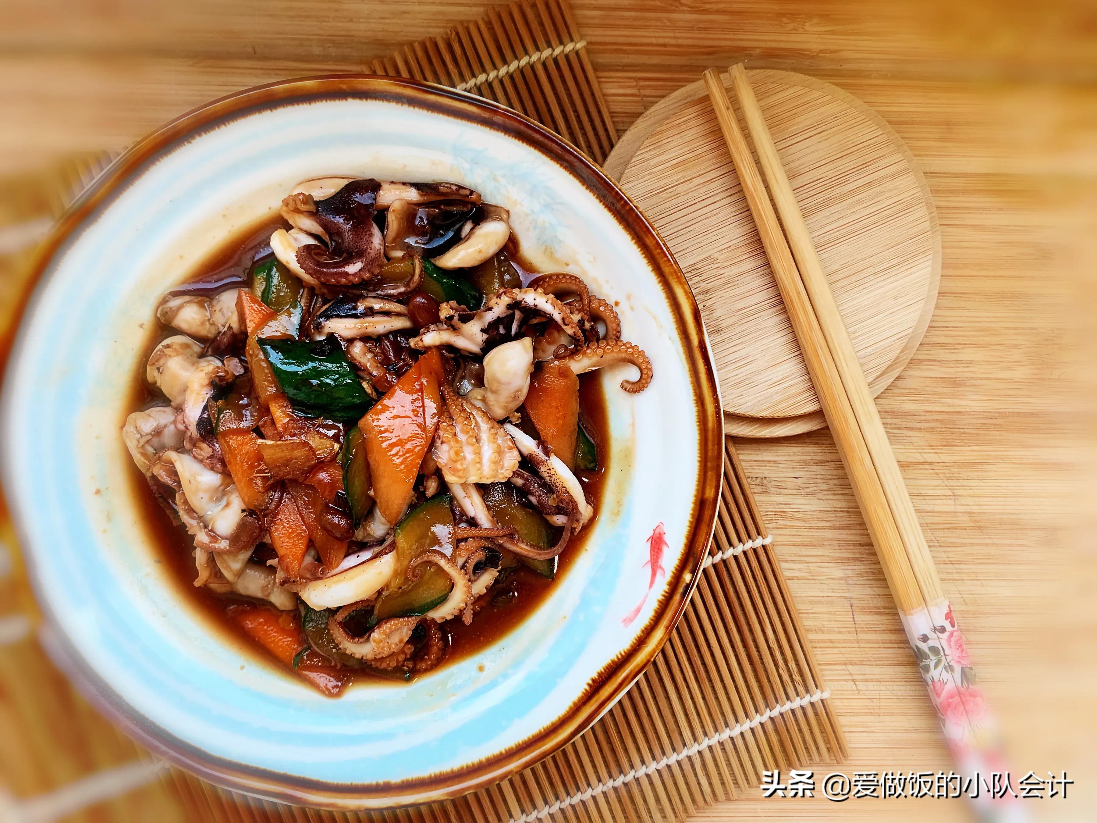 八爪鱼的做法酱香,八爪鱼正宗做法不辣