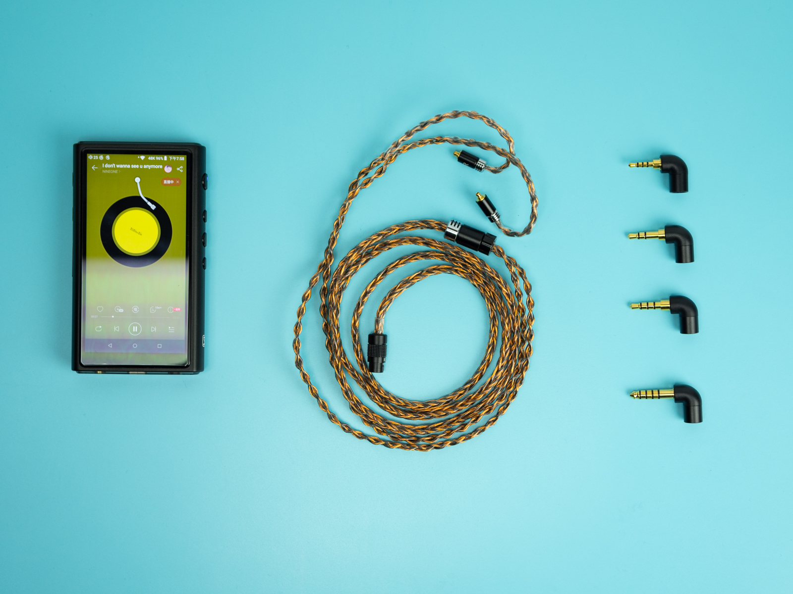 换换更好听,简评扬仕7N单晶铜MMCX耳机线