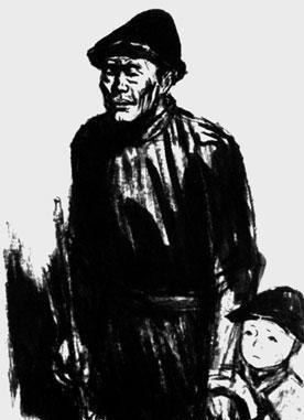 鲁迅玩伴闰土：57岁病逝后，留下5子，如今后代完成华丽转变