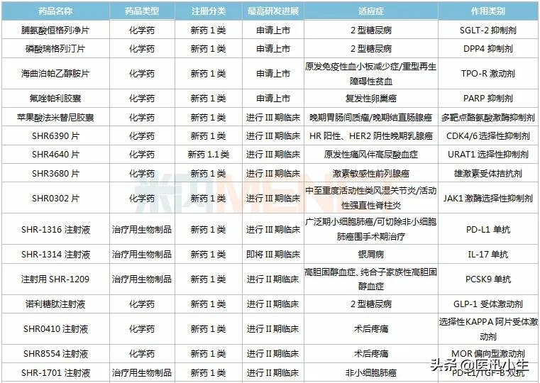 49个1类新药亮眼，12个首仿胜券在握，进攻慢病药、高端制剂