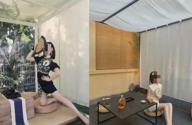 “佛媛”炫富摆拍，露大腿逛寺庙，袈裟也藏不住狐狸的尾巴