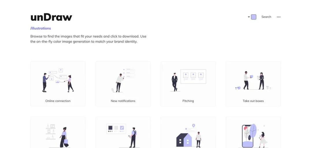 免费商用插画网站,插画素材网站免费