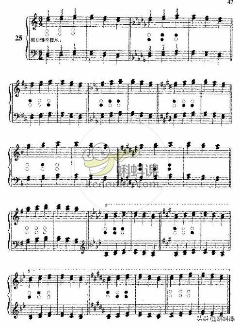 钢琴弹奏什么是双音,如何弹双音