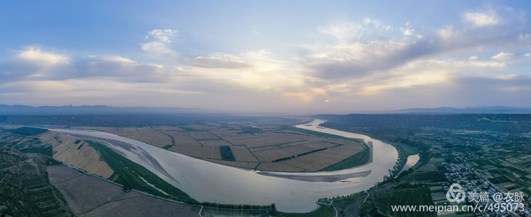 豫西老家放飞机,空中看黄河美景