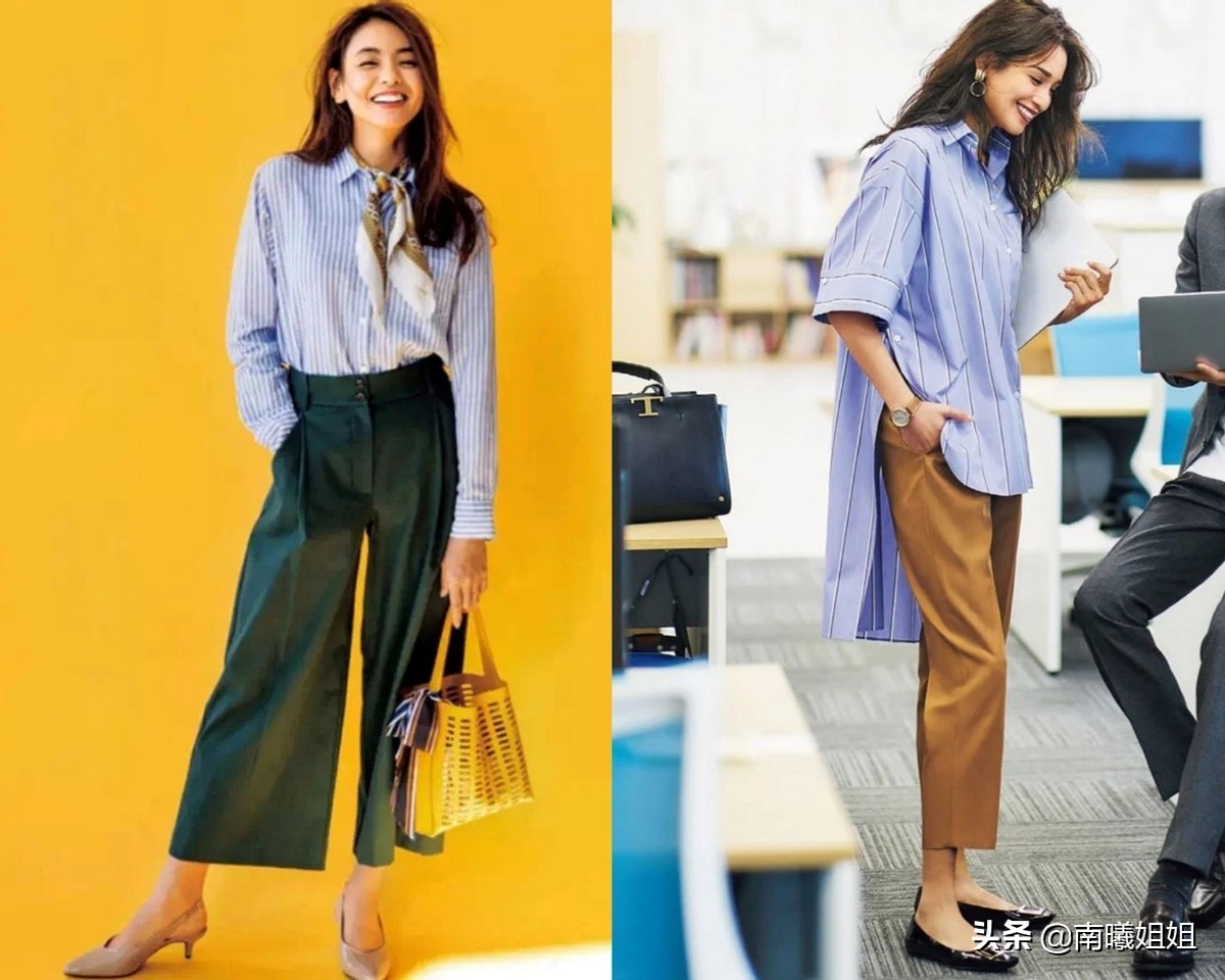 搭九分裤女夏季薄款上衣,穿衣搭配春季女40岁九分裤搭配