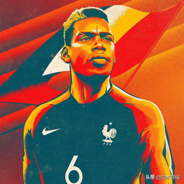 法国足球队插画,足球杯插画