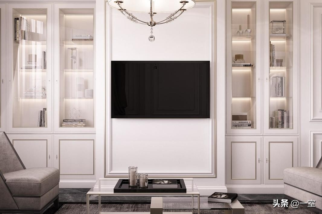 3.3米背景墙设计,客厅背景墙设计简约款