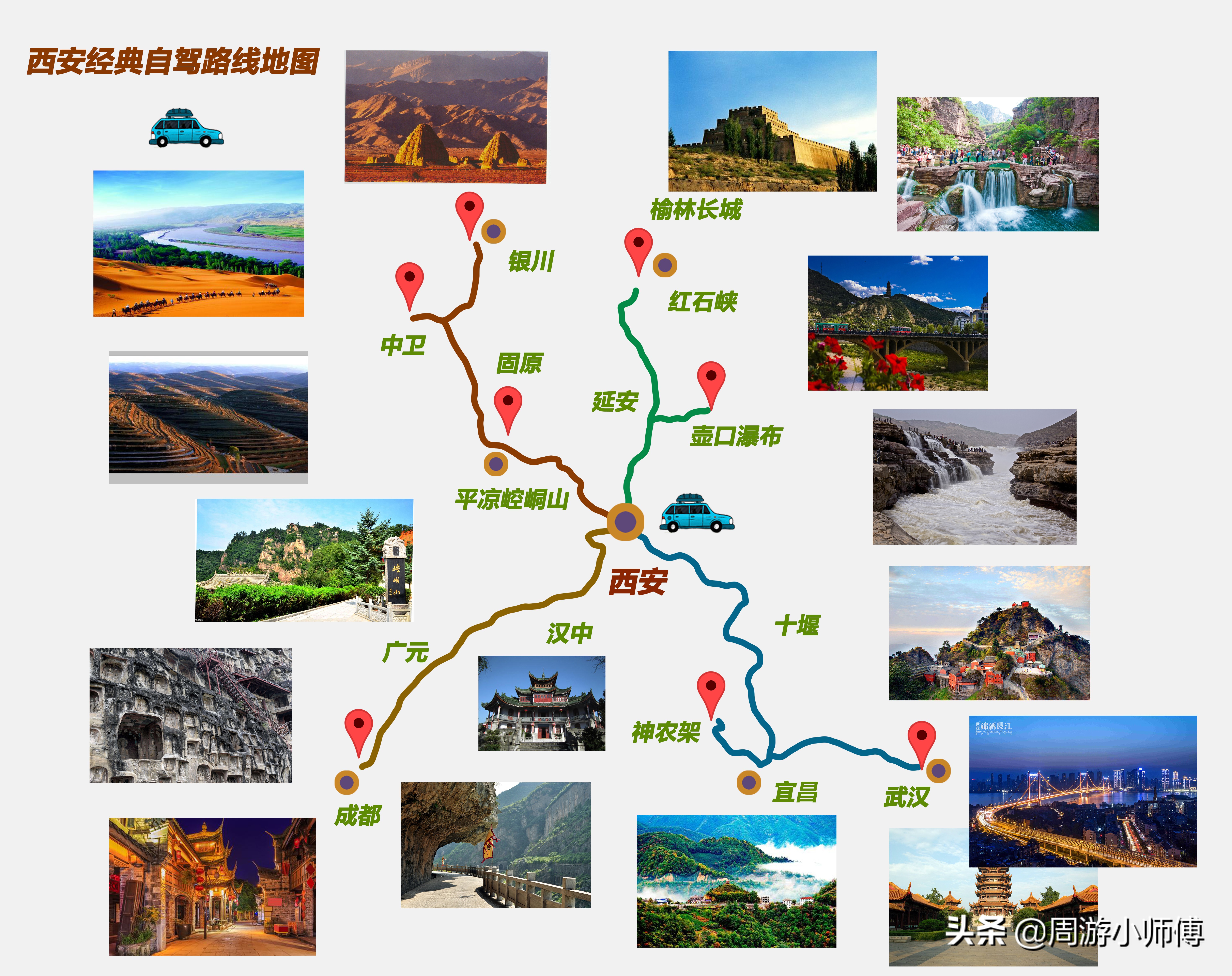 中国最受欢迎的十大自驾路线top1,中国最详细自驾路线攻略图