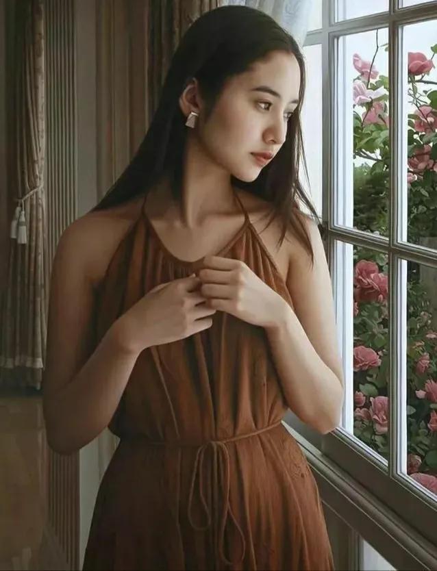 由于道德世俗约束，导致我的1幅女人体油画尽显传统古典神秘美