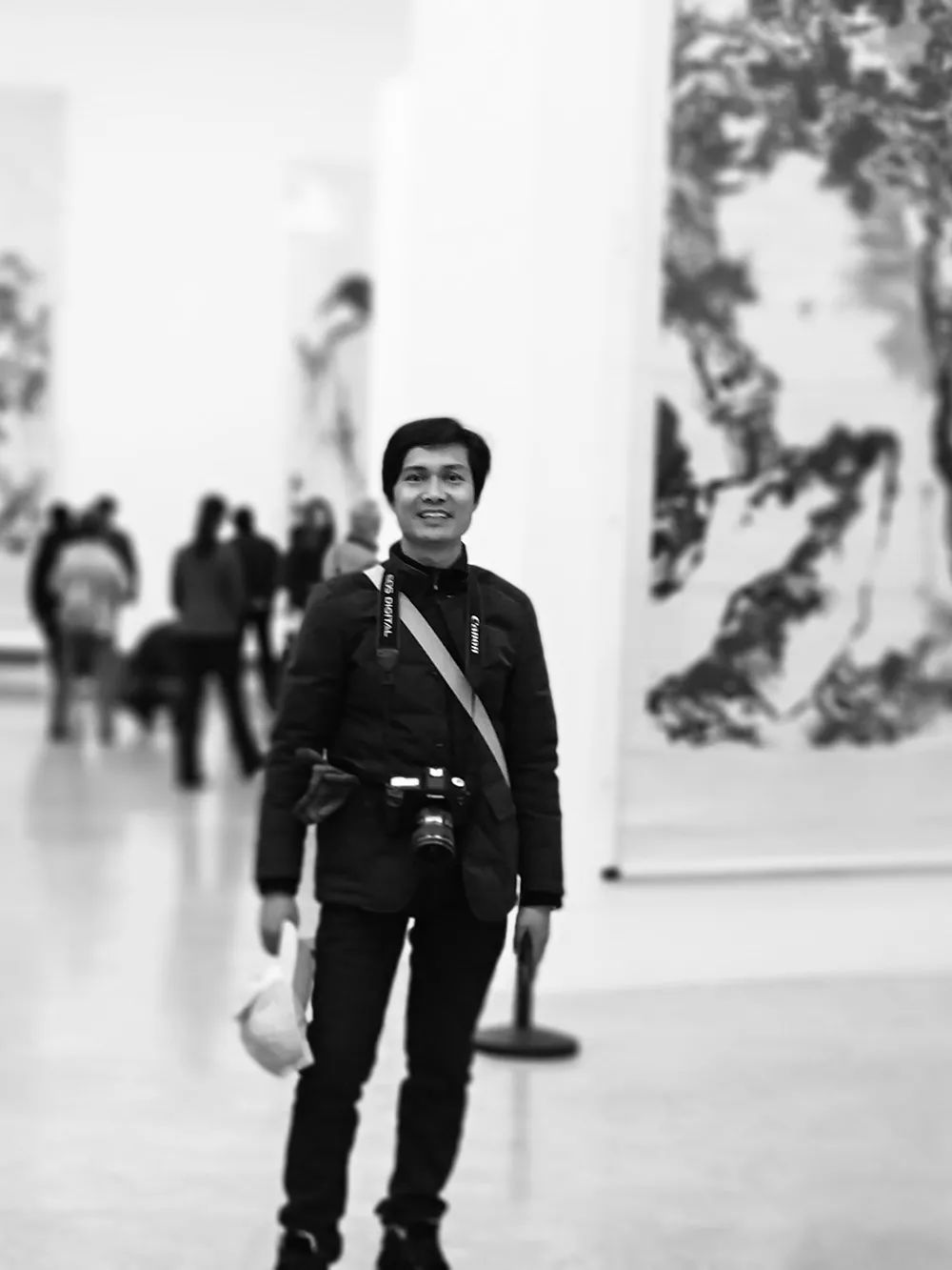 阿文绘画工作室,阿文流体画荷花