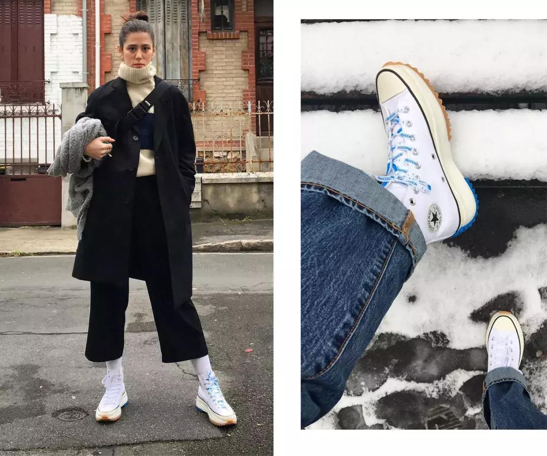 时髦就得穿高跟鞋？！nonono小白鞋也可以