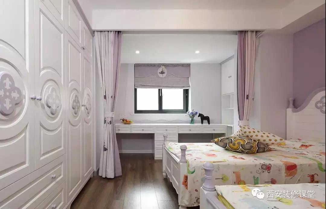 两个宝宝卧室两张单独床,两个女儿房间怎么放两张独立的床