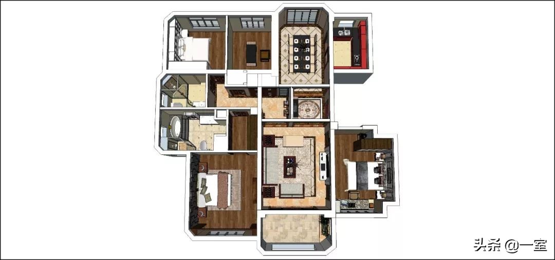su别墅模型库合集,大师su模型