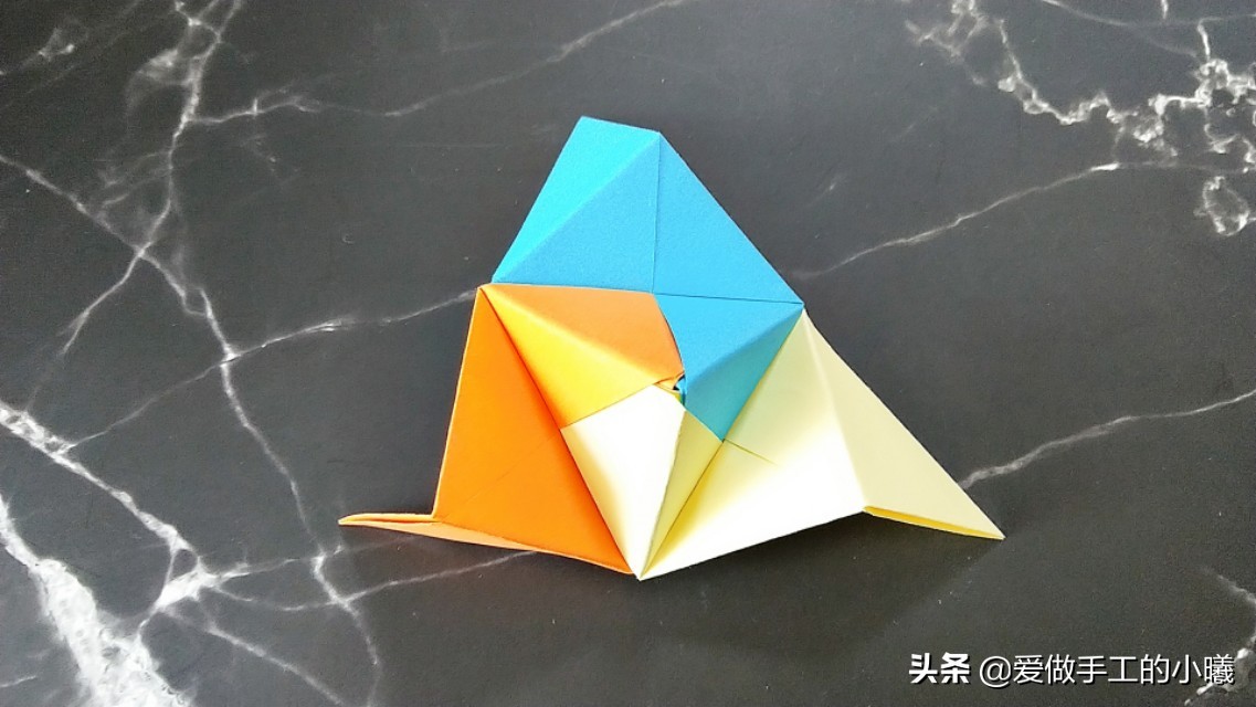 折纸教程陀螺,折纸陀螺教程一分钟