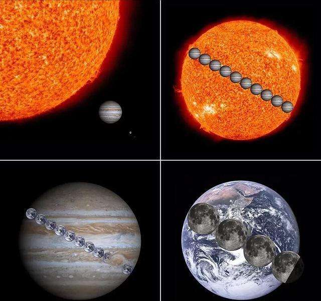 地球太阳银河系大小对比,地球和银河系大小对比图