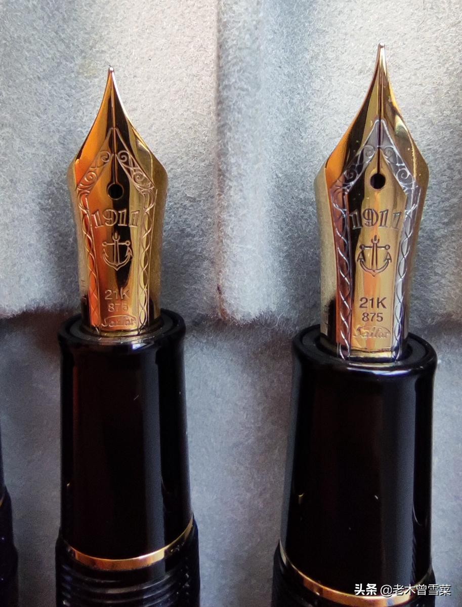 钢笔笔尖镀金和金尖有什么区别,十大最值得收藏金尖钢笔