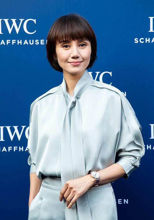 袁泉剪刘海,袁泉菱形脸发型