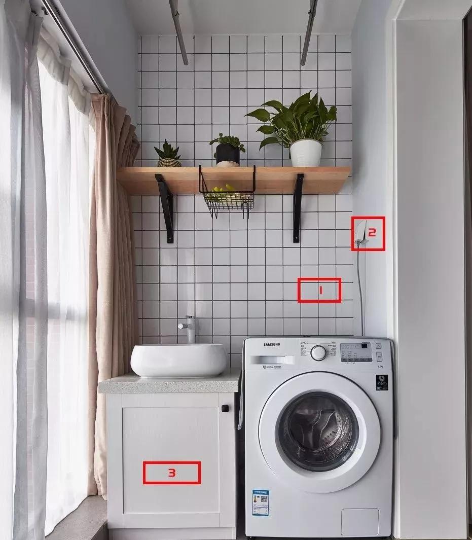 装修厨房可放洗衣机吗,洗衣机放客厅装修效果图