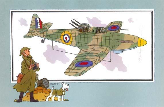 丁丁历险记二战,丁丁历险记飞机德国篇