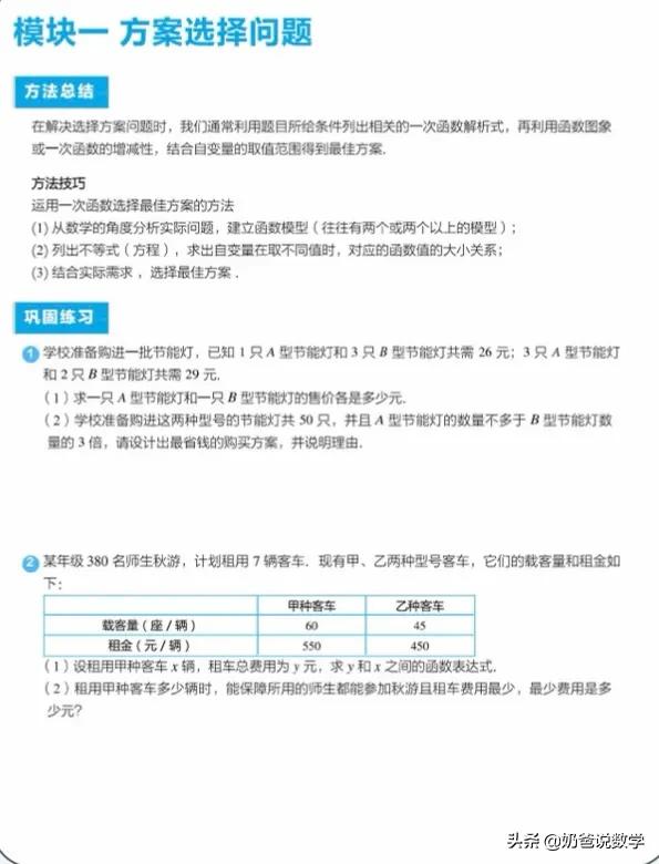 一次函数应用题详解视频,一次函数应用路程问题解题方法