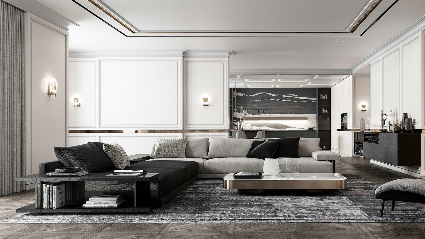 3dmax平面模型设计图,3dmax室内设计效果图带cad施工图