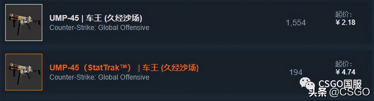 「CSGO皮肤控」第67期：便宜也好看！廉价黄色系